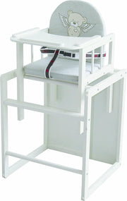Roba Kinderstoel Heartbreaker 44 X 45 X 88 Cm Hout Wit