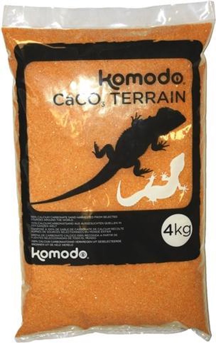 Komodo caco zand terracotta - 4 kg - 1 stuks