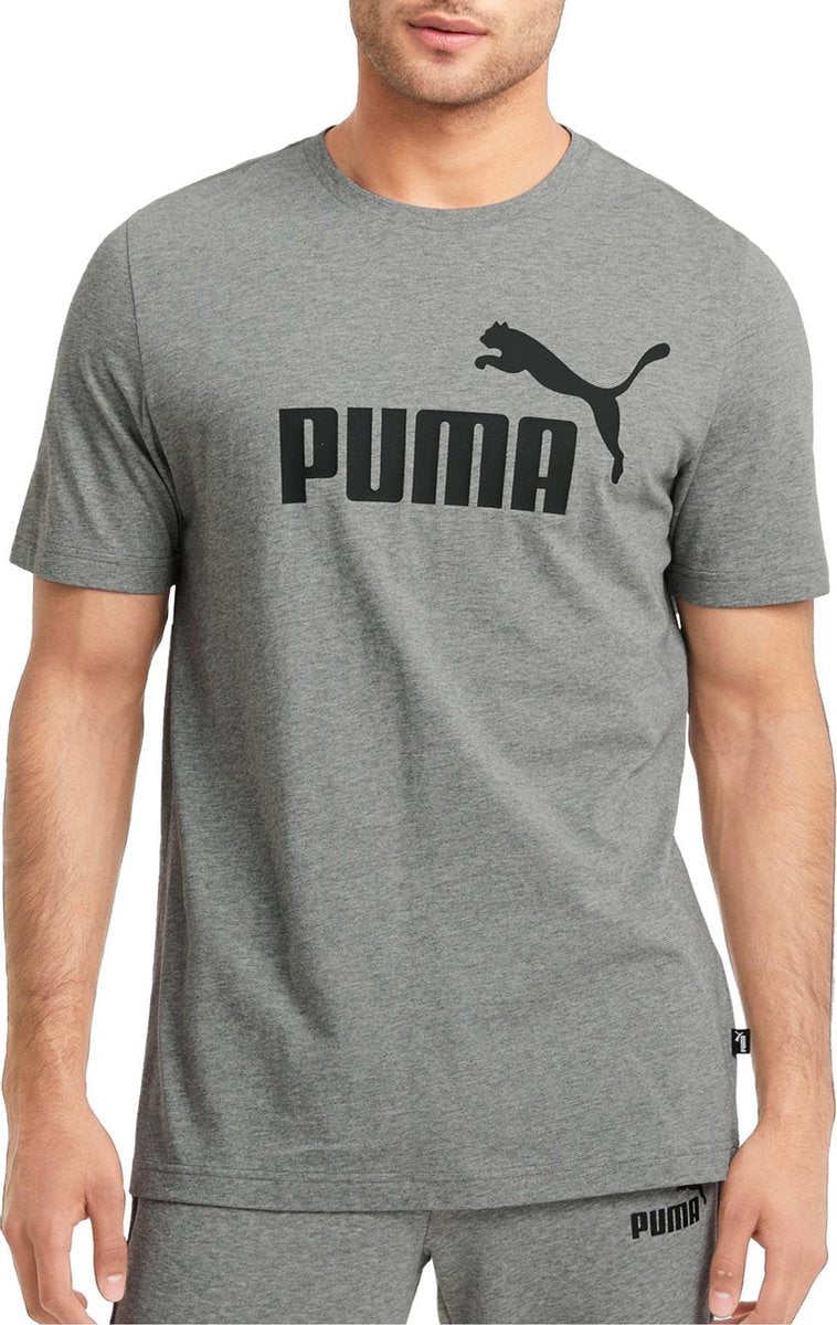 PUMA ESS Logo Heren T-Shirt - Maat S