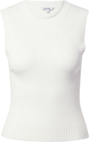 Mbym gebreide bodywarmer jemima Crème-M