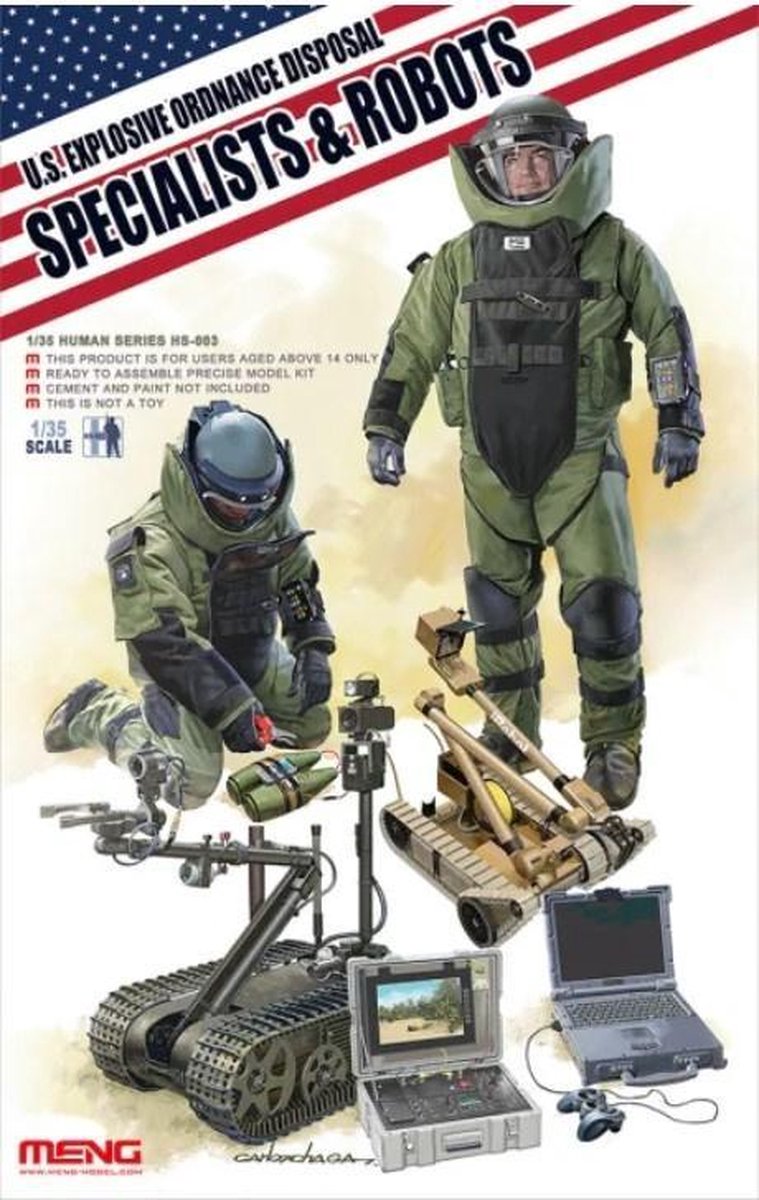 Meng - 1/35 Räumkommando mit Roboter