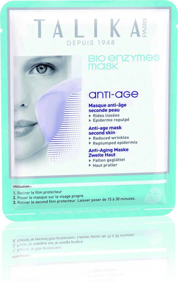 Talika Bio Enzymes Anti Aging Mask - 1 sheet - Reinigend masker