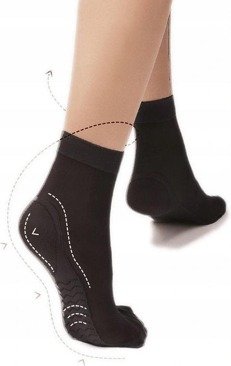 Fiore Gladde pantysokjes met massage-effect Massage Socks 40DEN