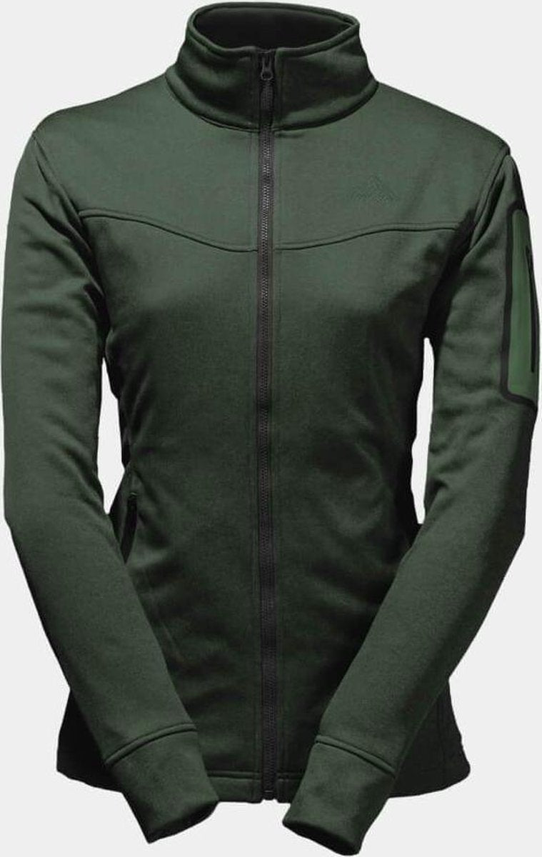 Cortazu Fleece Jas (all round) Donker Groen | Dames