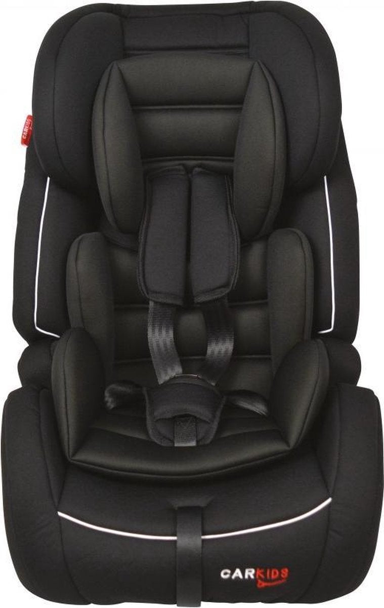 Carkids Autostoeltje Groep 1/2/3 -  Zwart/wit