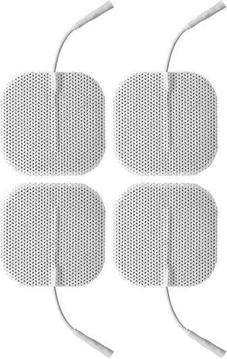 Square Self Adhesive Pads - 4 pack - elektronische stimulatie