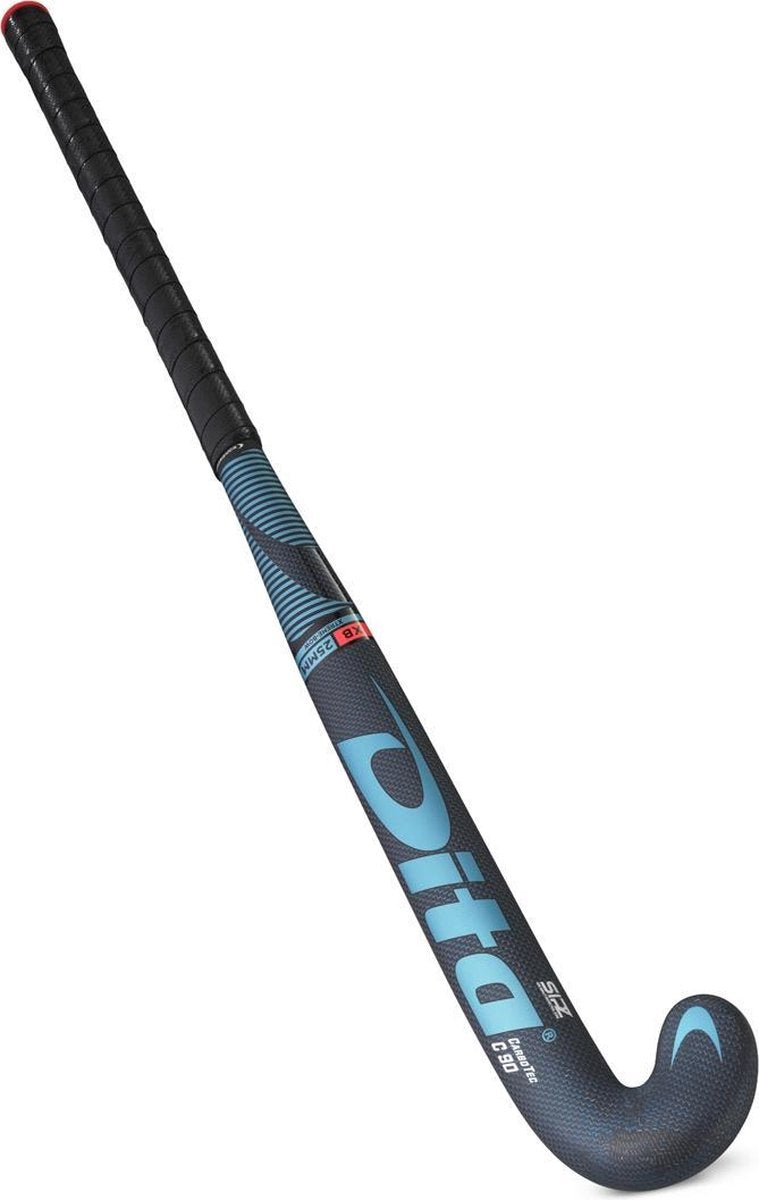 DITA CarboTec C90 X-Bow Hockeystick Unisex - Blauw/zwart