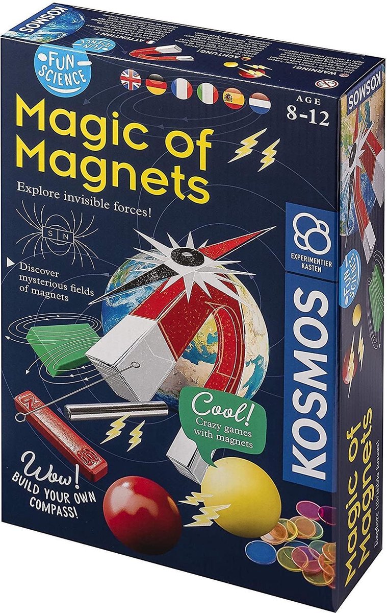 Kosmos Experimenteerset Magic Of Magnets Staal 23-delig