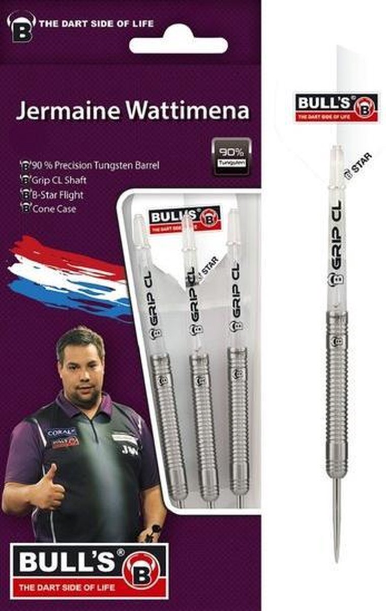Bull's Jermaine Wattimena 90% steeltip dartpijlen