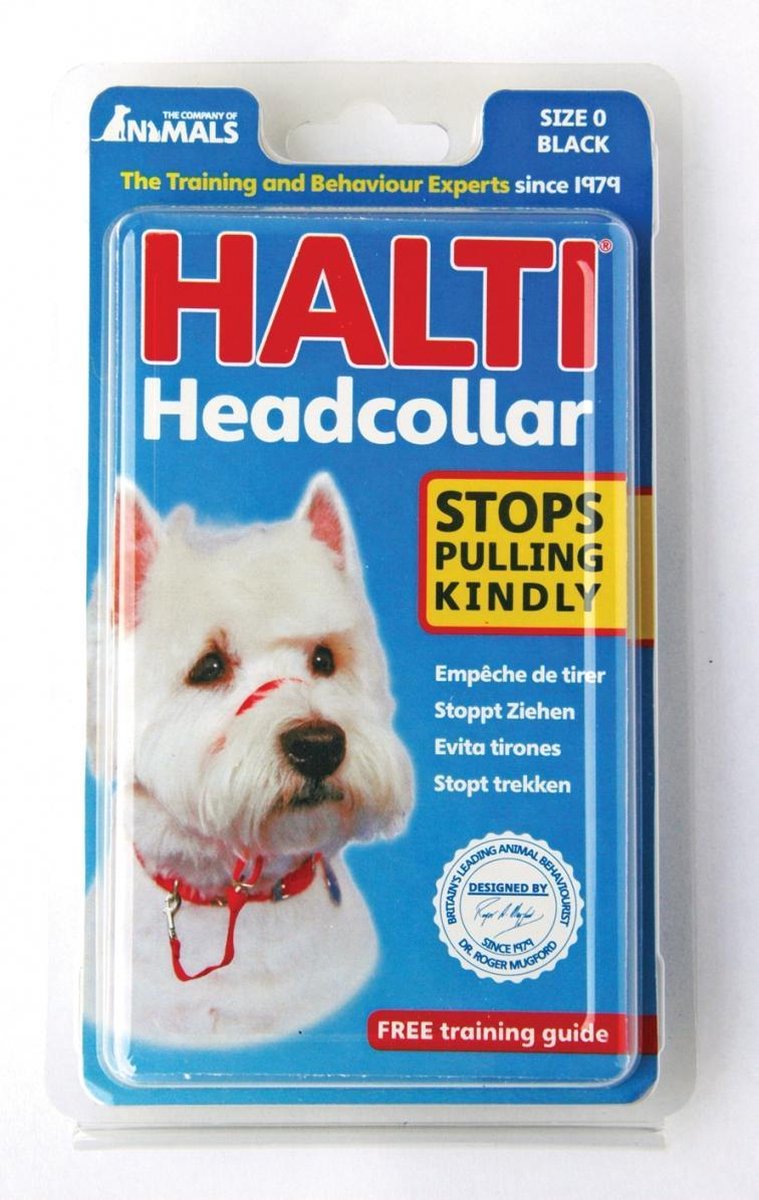 Halti padded nr.0 Zwart