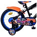 Hot Wheels Fiets - 16" - Zwart Oranje Blauw - Twee handremme