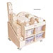 Classic World Houten Opbergmeubel op Wielen
