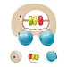 Classic World Houten Ratel Olifant met Wielen