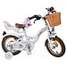 Volare Blossom Fiets - 12 inch - Wit - Twee handremmen