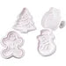 Uitsteekvormen met Stempel Kerst