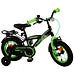 Volare Thombike Fiets - 12 inch - Zwart Groen