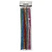 Chenilledraad Sterke Kleuren Glitter 30cm