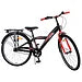 Volare Thombike Fiets - 26 inch - Zwart Rood -