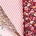 Patchwork Stof Roze 45x55cm