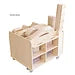 Classic World Houten Opbergmeubel op Wielen