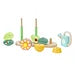 Classic World Houten Stapel Puzzel Bloementuin