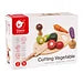 Classic World Houten Snijgroenten met Mes en Snijplank 16 dlg