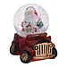 Waterbal Kerstfiguur in Auto