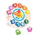 Classic World Houten Leerklok met Vormen Tic-Tac