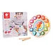 Classic World Houten Leerklok met Vormen Tic-Tac