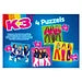 K3 4in1 Puzzel - Sterretjes