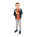 Classic World Houten Toonblok met handvat en Stok