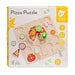 Classic World Houten Vormenpuzzel Pizza