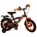Volare Thombike Fiets - 12" - Zwart Oranje - Twee Handremmen