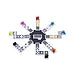 Domino Mexican Train in Houten Koffer