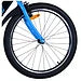 Volare Sportivo Fiets - 24" - Zwart Blauw - Twee Handremmen