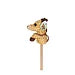 Stokpaard met Geluid Giraffe