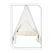 Tipitent Wit met Plantenprint