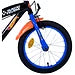 Hot Wheels Fiets - 16" - Zwart Oranje Blauw - Twee handremme