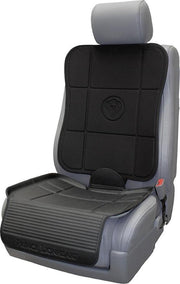 Prince Lionheart 2 Stage® SeatSaver® | Autostoel Beschermer |  Voorkomt schade aan Isofix-autostoeltjes | Veegt schoon | Past Met Autostoelen En Boosters | Hoge Dichtheid Schuim| Trap Guard - Zwart