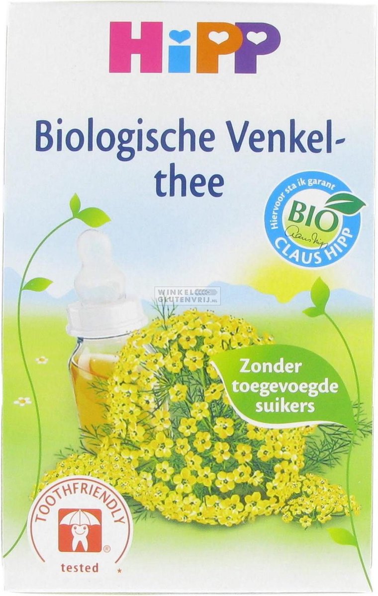 HiPP Bio thee 4m - Biologische Venkelthee in zakje - 30g