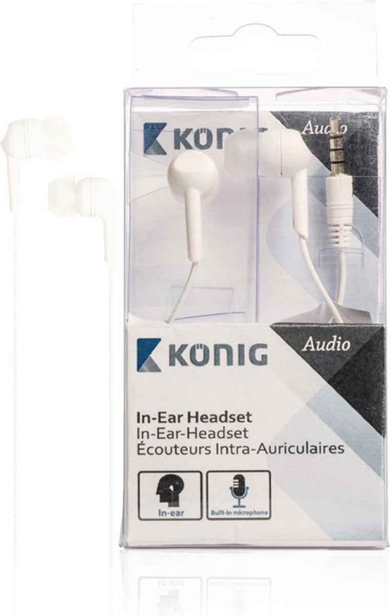 König CSHSIER300WH In-ear Headset Wit