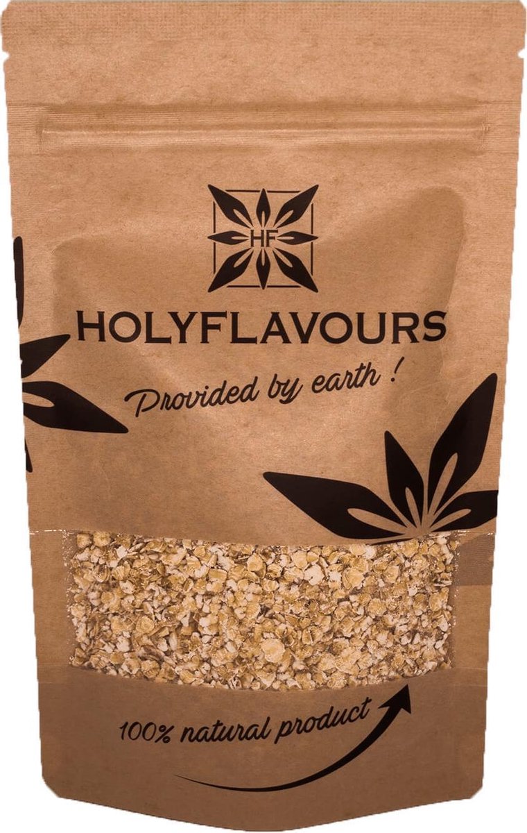 Havervlokken Fijn Glutenvrij - 100 gram - Holyflavours -  Biologisch gecertificeerd