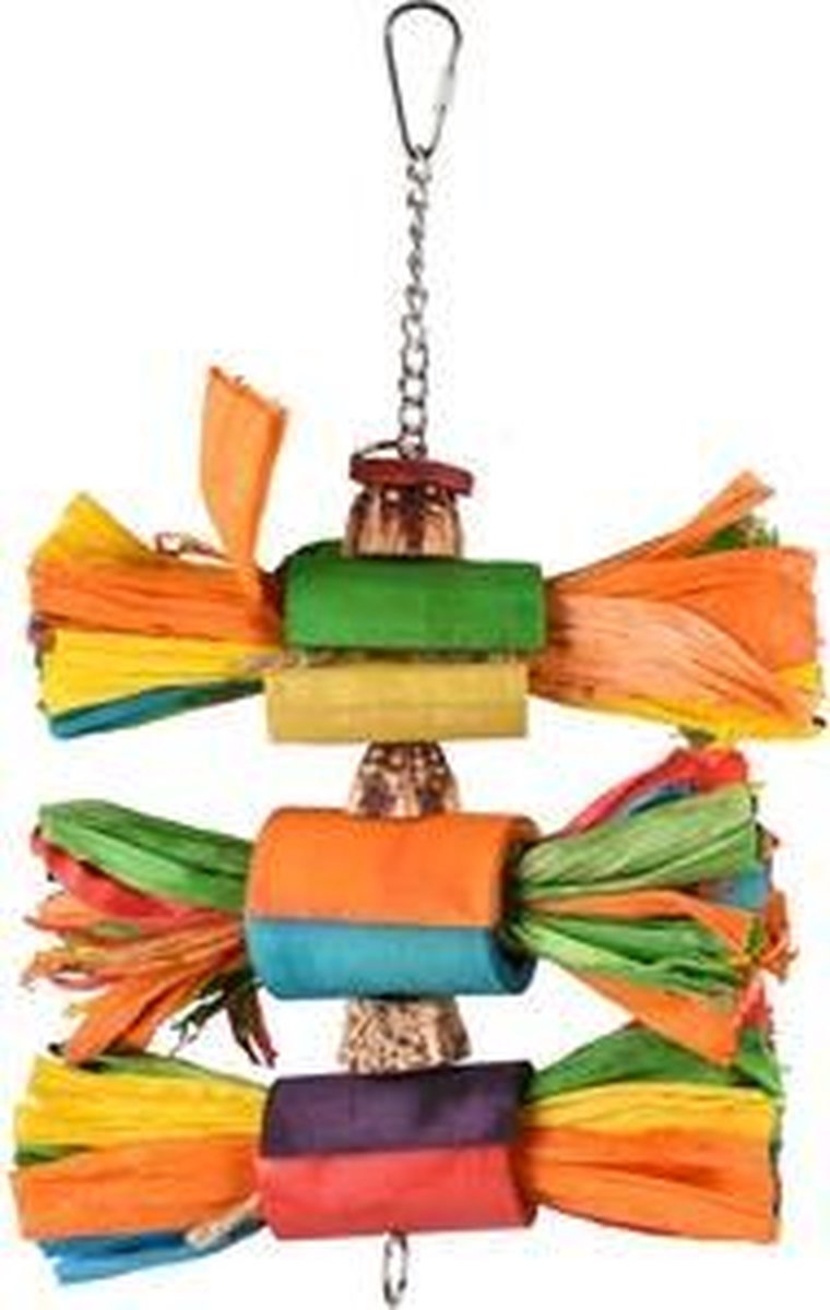 Zooselect Vogelspeelgoed Kooihanger Rainbow Art