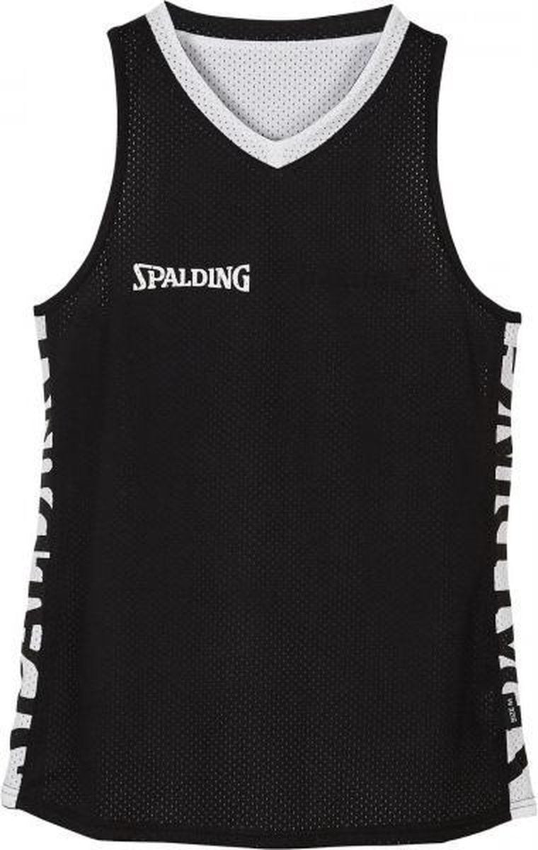 Spalding Essential Rev. Shirt Dames - zwart - maat L