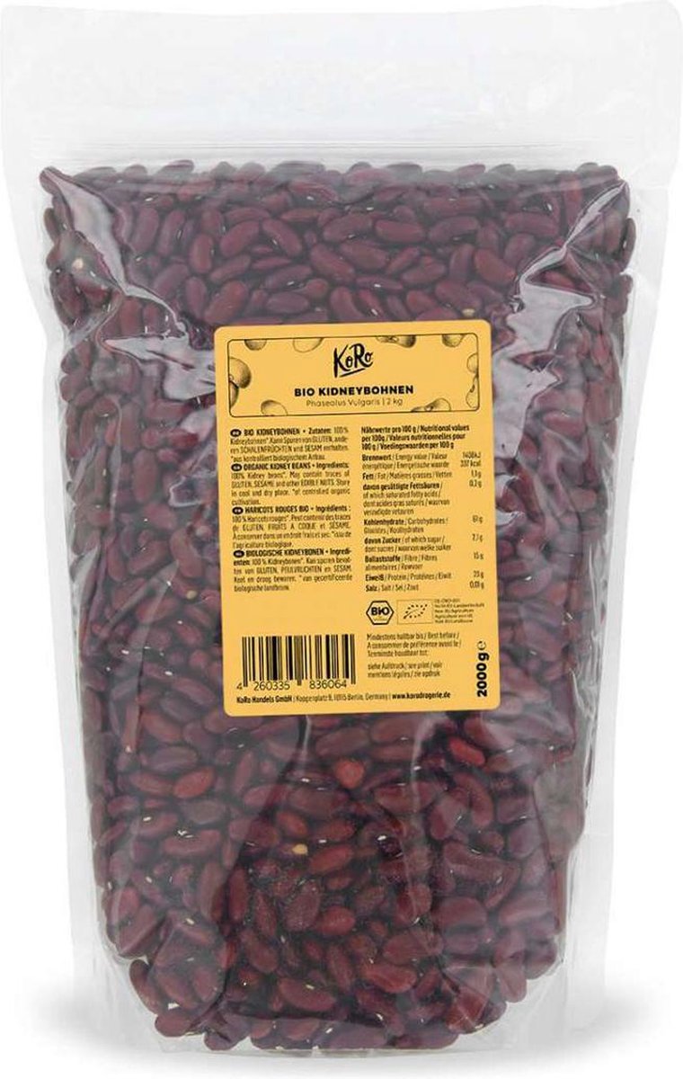 KoRo | Biologische kidneybonen | 2 kg