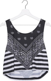 Zumprema - Bandana Black - Crop Top - Zwart