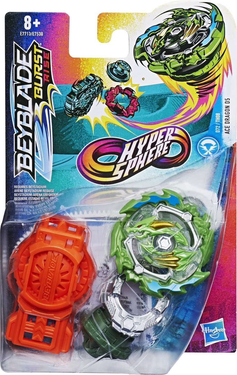 Beyblade Burst Rise Hypersphere Ace Dragon D5 Starter Pack