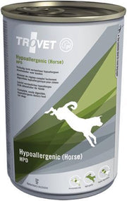 Trovet HPD Hypoallergenic (Horse) Hond  12 x 400 gram blikjes