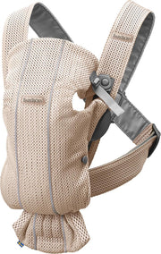 BABYBJÖRN Draagzak Mini - Parelroze 3D Mesh