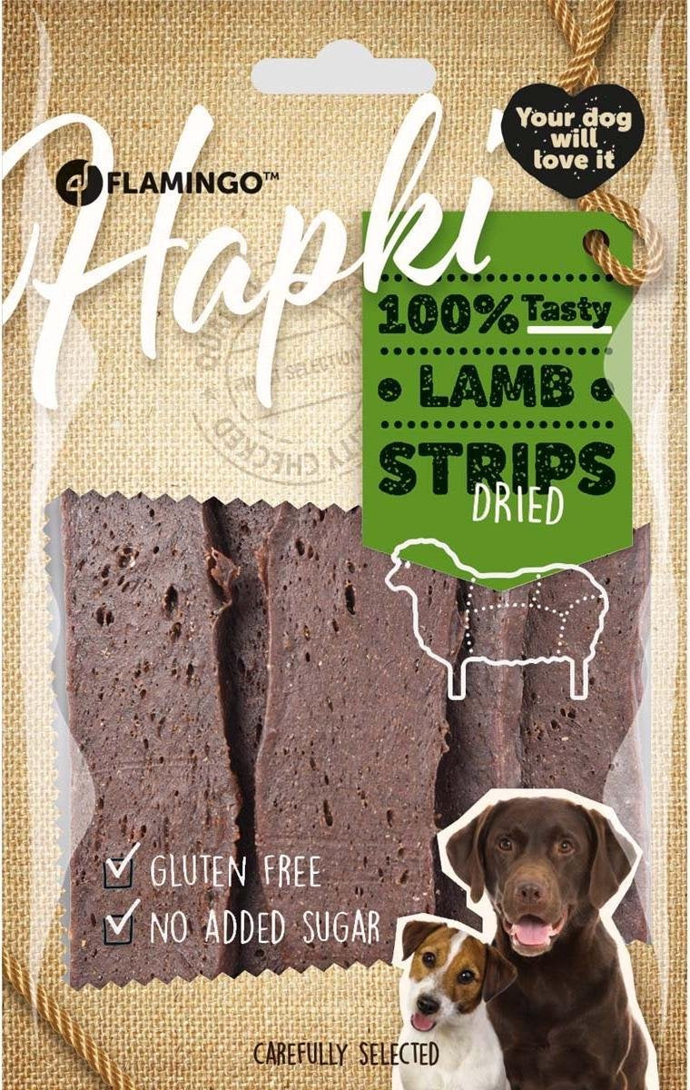 Hondensnack Lamb strips 85 gram